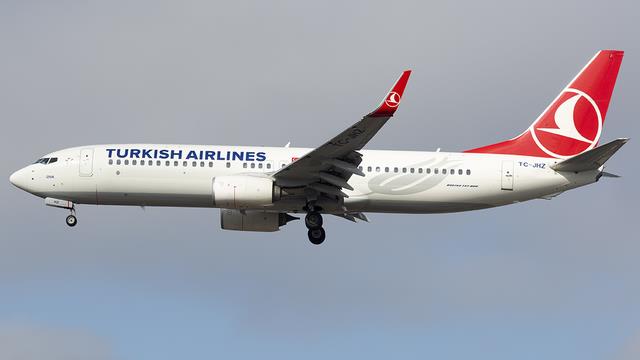 TC-JHZ:Boeing 737-800:Turkish Airlines